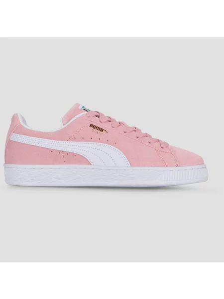 Pantofi Puma din piele de căprioară clasici roz