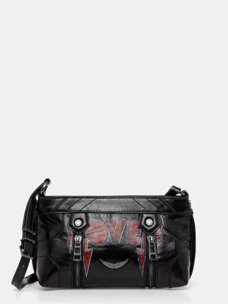 ZADIG&VOLTAIRE torebka skórzana czarny