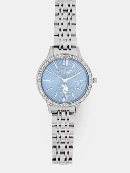 U.S. Polo Assn. ceas FAITH femei argintiu