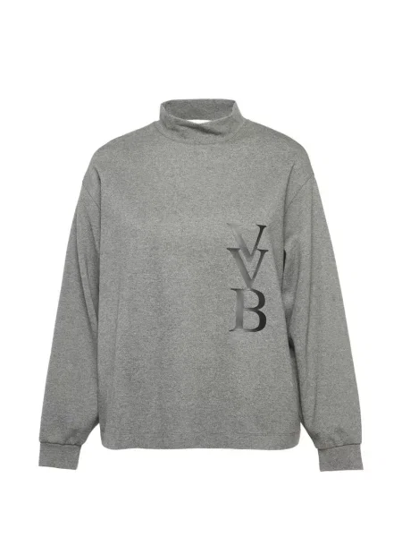 Kötött aplikált szvetter Victoria Victoria Beckham szürke