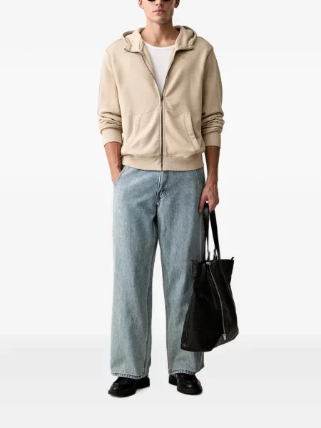 Pantaloni scurți din denim Levi's® din dantelă zdrențuiți cu talie înaltă albastru