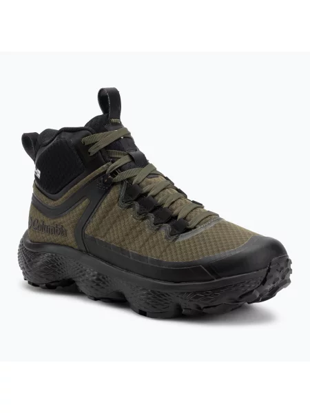 Мъжки туристически обувки Columbia Escape Thrive Titanum Mid Outdry zinc/black черно
