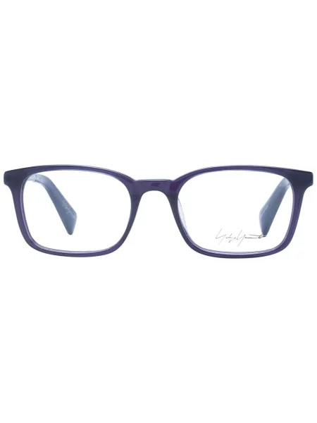 Okulary przeciwsłoneczne Yohji Yamamoto z logo fioletowe