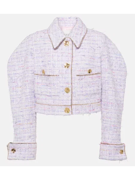 Geacă Nina Ricci din tweed violet
