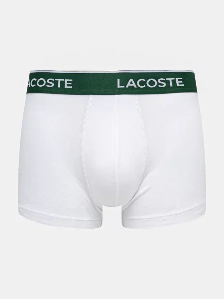LACOSTE Boxeralsók szürke melír / benzin / fekete fehér
