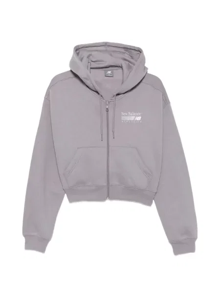 Hanorac cu glugă New Balance cu imagine gri