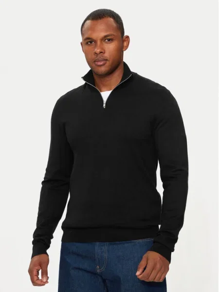 Lindbergh Pulover Slim Fit negru