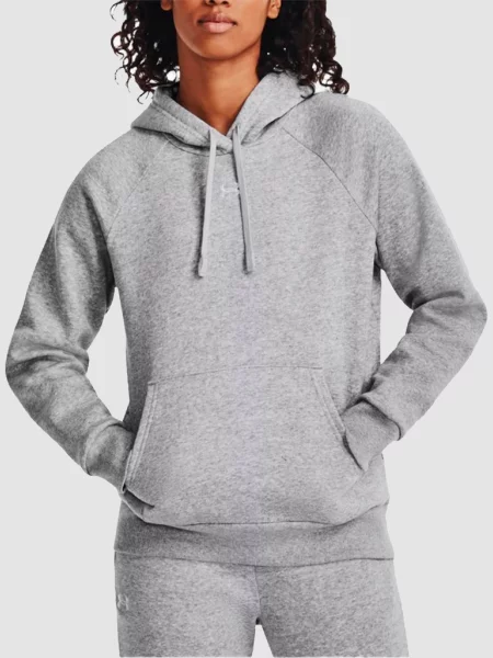 Худі Under Armour Ua Rival Fleece Hoodie бавовна/поліестер сірий