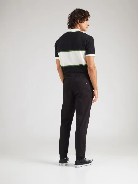 JACK & JONES Nohavice JPSTGORDON DYLAN žltohnedá čierna