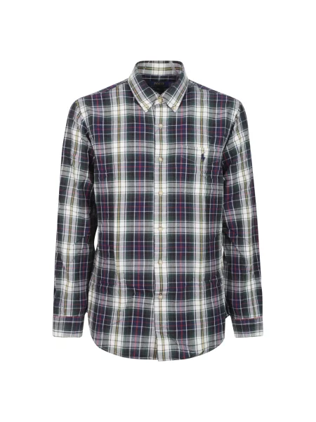 Koszula casualowa o kroju regular fit z czystej bawełny Polo Ralph Lauren granatowa