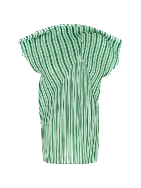 Top Issey Miyake plisat verde