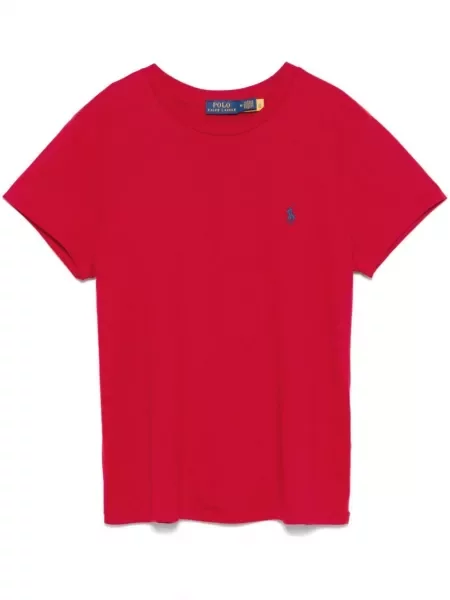 Φλοράλ κοστούμι μπλούζα Polo Ralph Lauren με σχέδιο μωβ