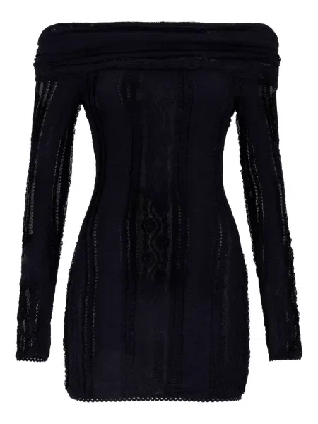 Къс костюм мини рокля Charo Ruiz Ibiza черно