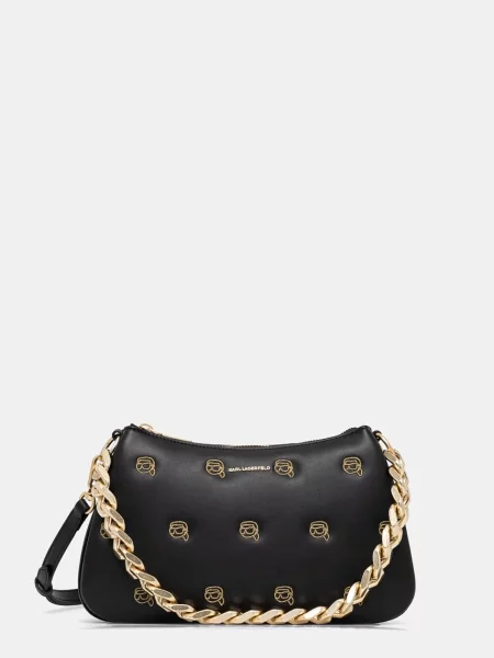 Geanta crossbody Karl Lagerfeld negru