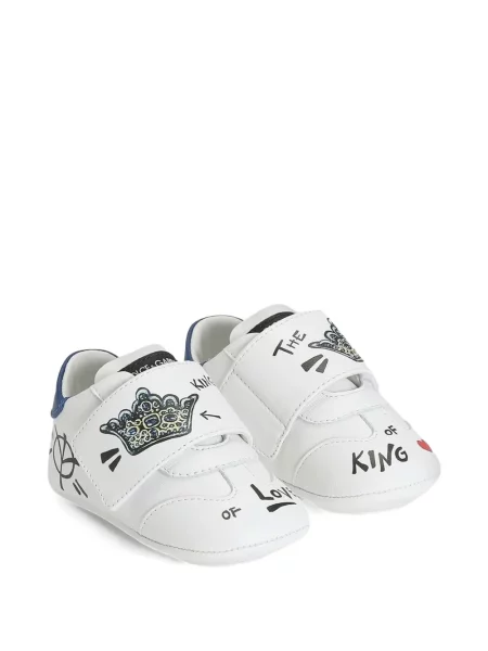 Sneakersy dziecięce Dolce And Gabbana białe