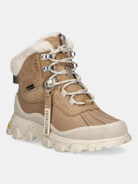 UGG bocanci de piele Adirondack Meridian Hiker maro bej