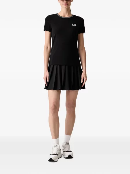 Ριγέ μπλούζα Ea7 Emporio Armani με σχέδιο μαύρο