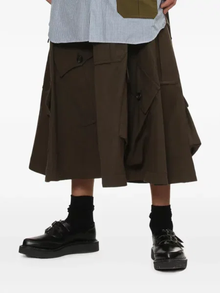Pantaloni scurți cargo Comme Des Garcons Homme Plus de lână maro