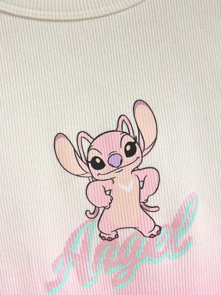 Reserved Топ з принтом Lilo & Stitch різнобарвний 