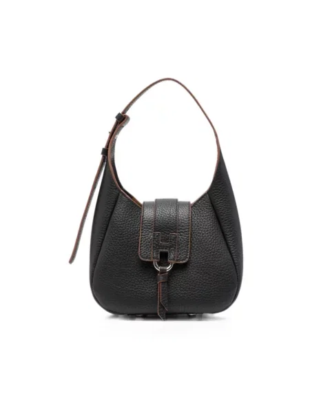 Torebka hobo Hogan skórzana czarna