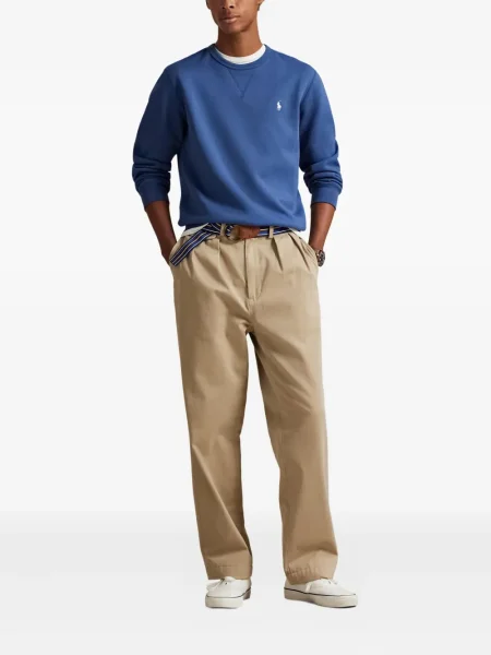 Șapcă Polo Ralph Lauren cu broderie din țesătură twill în carouri albastru