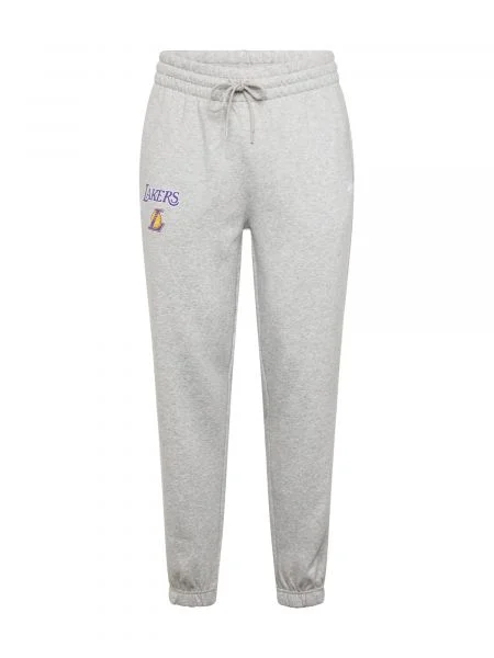 NEW ERA Pantaloni NBA ESSENTLS LOSLAK / mov închis / portocaliu deschis gri