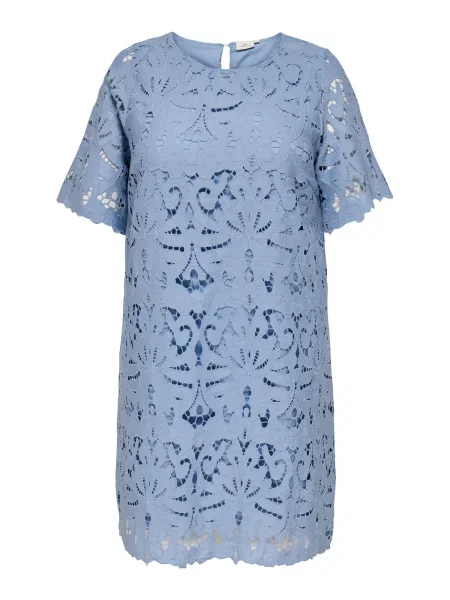 ONLY Carmakoma Rochie denim albastru