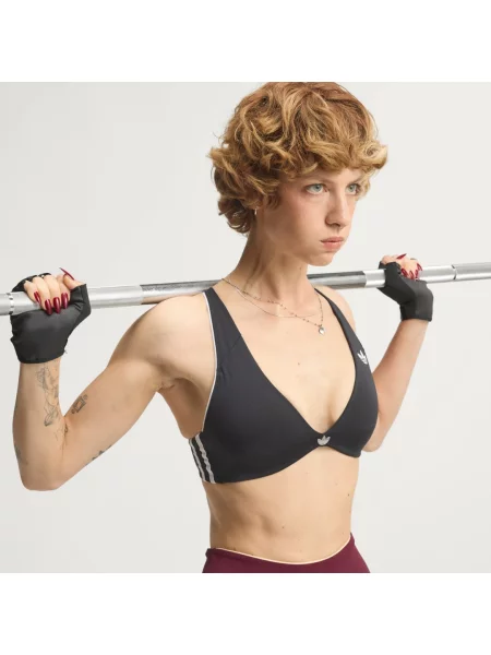 Podprsenka s lehkou podporou adidas Originals Sport černá