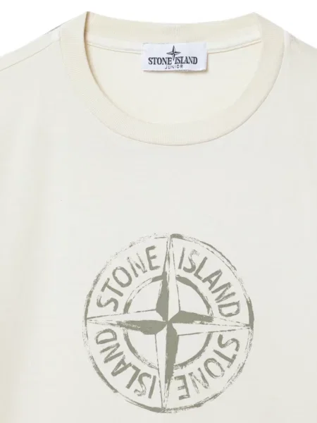 Koszulka dziecięca Stone Island biała