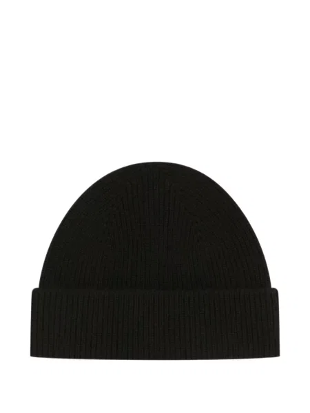 Căciulă Zegna cu dungi tricotate negru