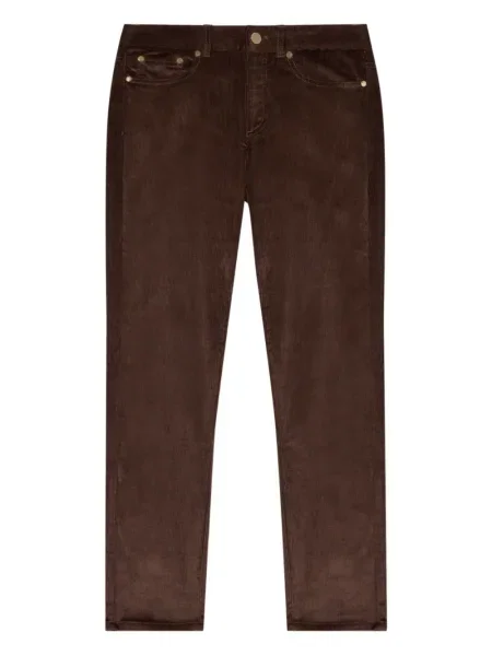 Pantaloni Brooks Brothers de catifea cord maro