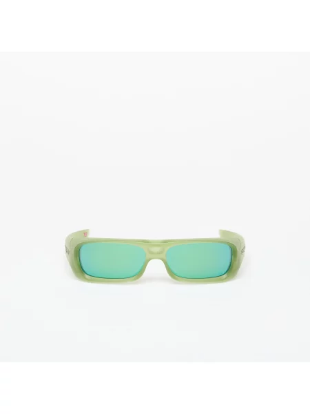 Okulary Oakley Permian Matte Transparent Fern z soczewkami Prizm Jade zielone
