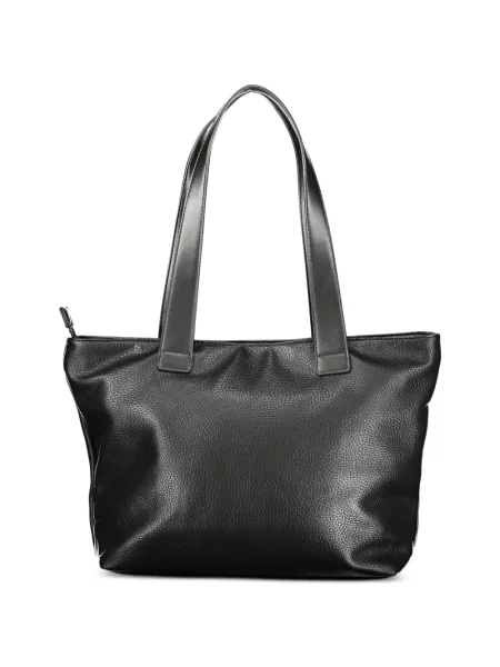 Shopper torbica Mario Valentino s autogramom crna
