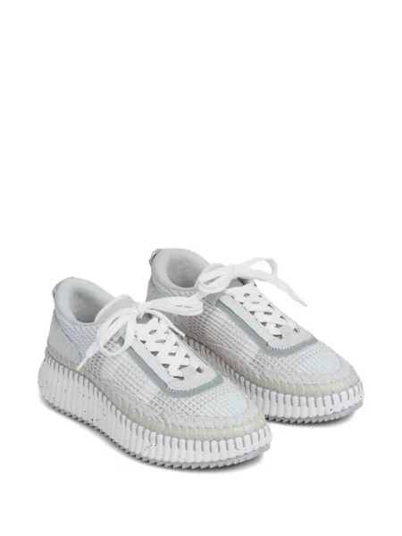 Sneakerși Chloé Nama plasă gri