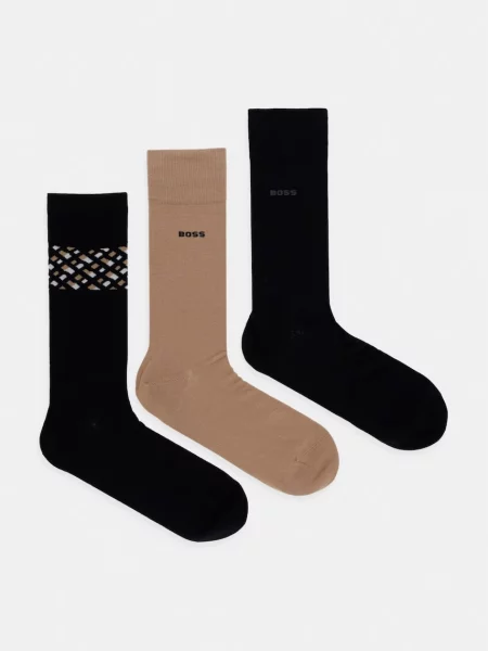 BOSS κάλτσες ανδρικές με 3P RS Giftset μαύρο