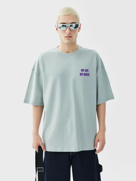 VAMOS CLO Tričko / fialová sivá