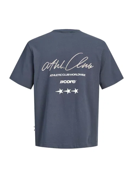 JACK & JONES Tričko JCOCLUB nebielená / tmavomodrá biela
