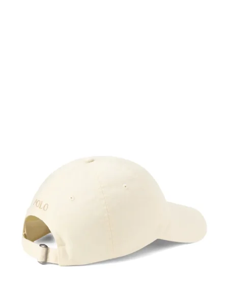 Dlouhá pruhovaná s límcem kšiltovka Polo Ralph Lauren modrá