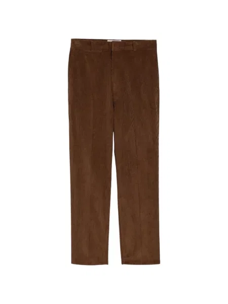 Pantaloni Ami Paris de catifea cord maro