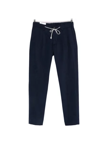 Pantaloni Eleventy cu cordon albastru