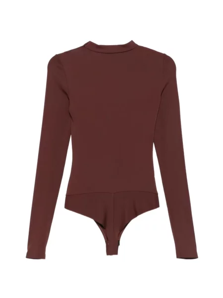 Body Patrizia Pepe cu broderie maro