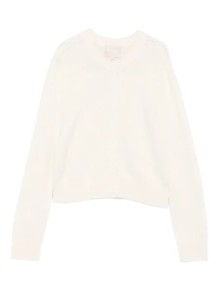 Cardigan Kujten din cașmir alb