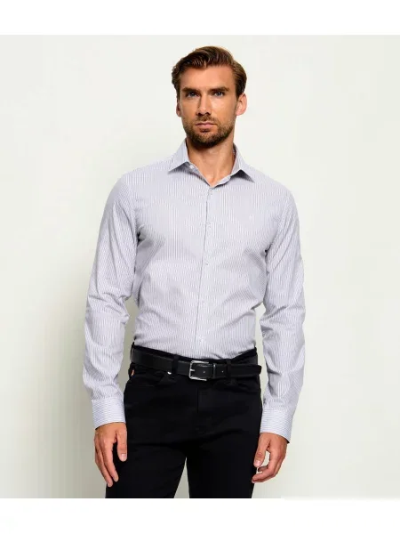 Calvin Klein Cămașă | stretch gri
