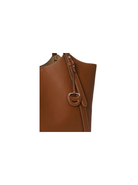 Shopper kabelka Lauren Ralph Lauren hnedá