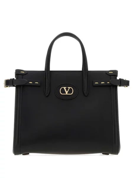 Geantă shopper Valentino Garavani negru