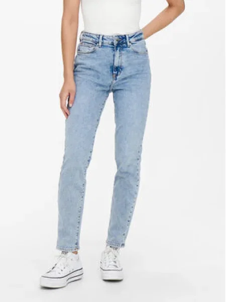 ONLY Blugi Straight Fit albastru