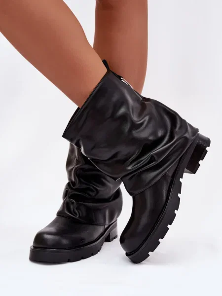 Боти до глезена Boto черно