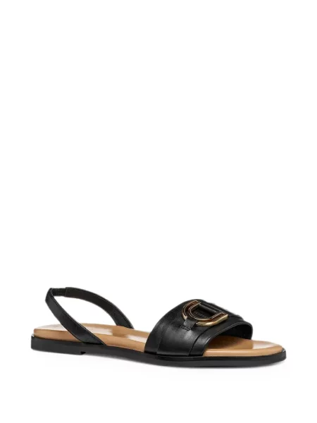 Sandale Geox cu cataramă slingback negru