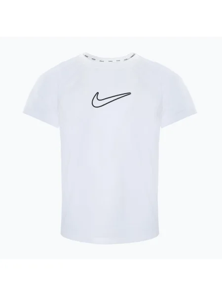 Детска тениска Nike One Dri-Fit white/black бяло