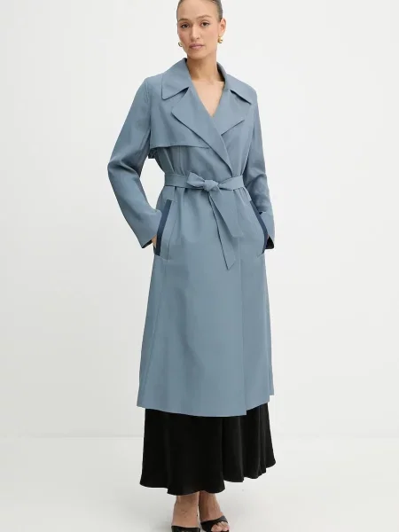 BOSS płaszcz przejściowy niebieski